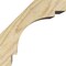 Ekena Millwork 6"W x 6"D x 6"H Merced Rough Sawn Knee Brace, Douglas Fir BRC06X06X06MRC00RDF - alternate 4